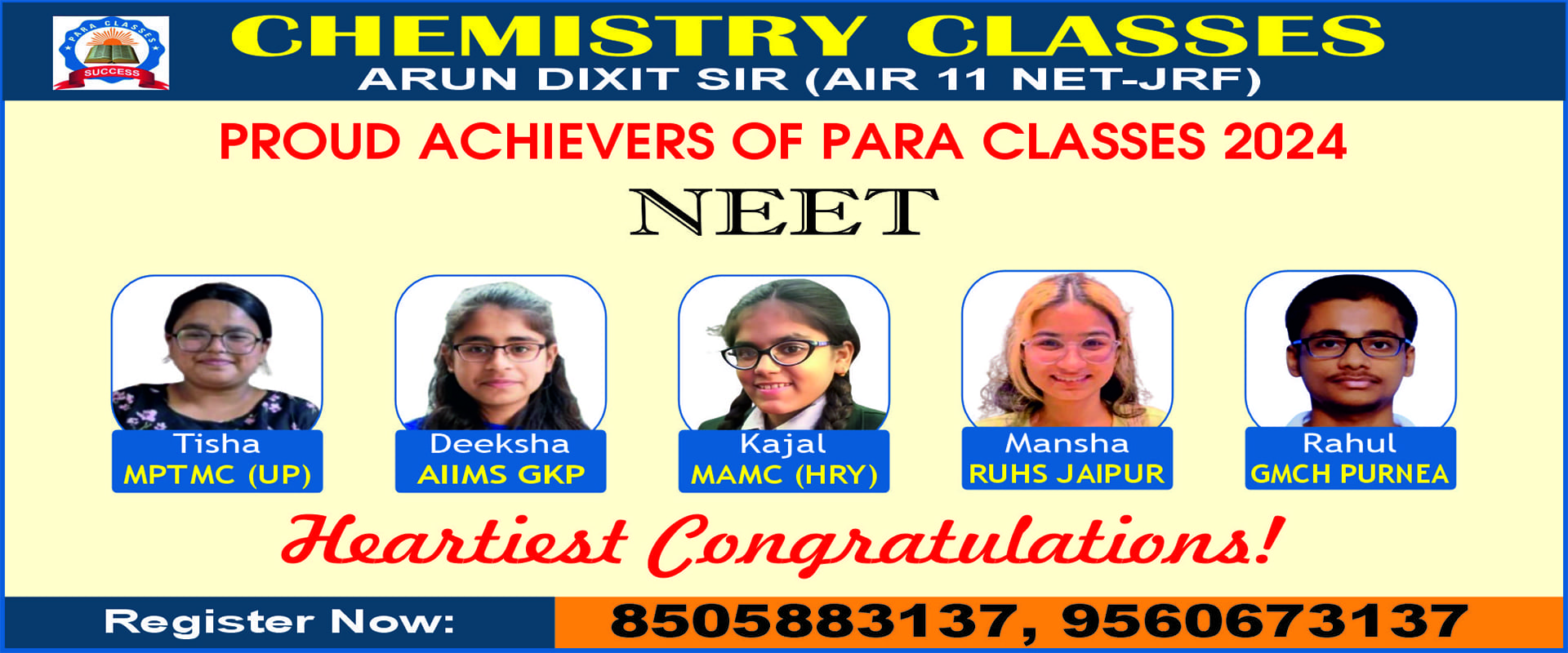 Best Coaching for NEET in Faridabad